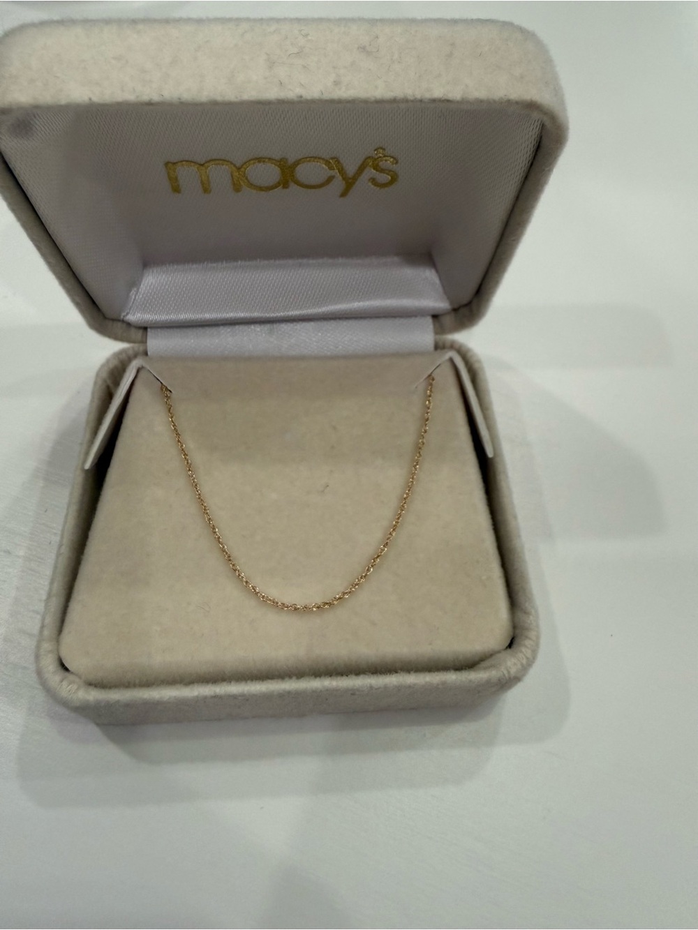 NWT 14k yellow 18” chain
